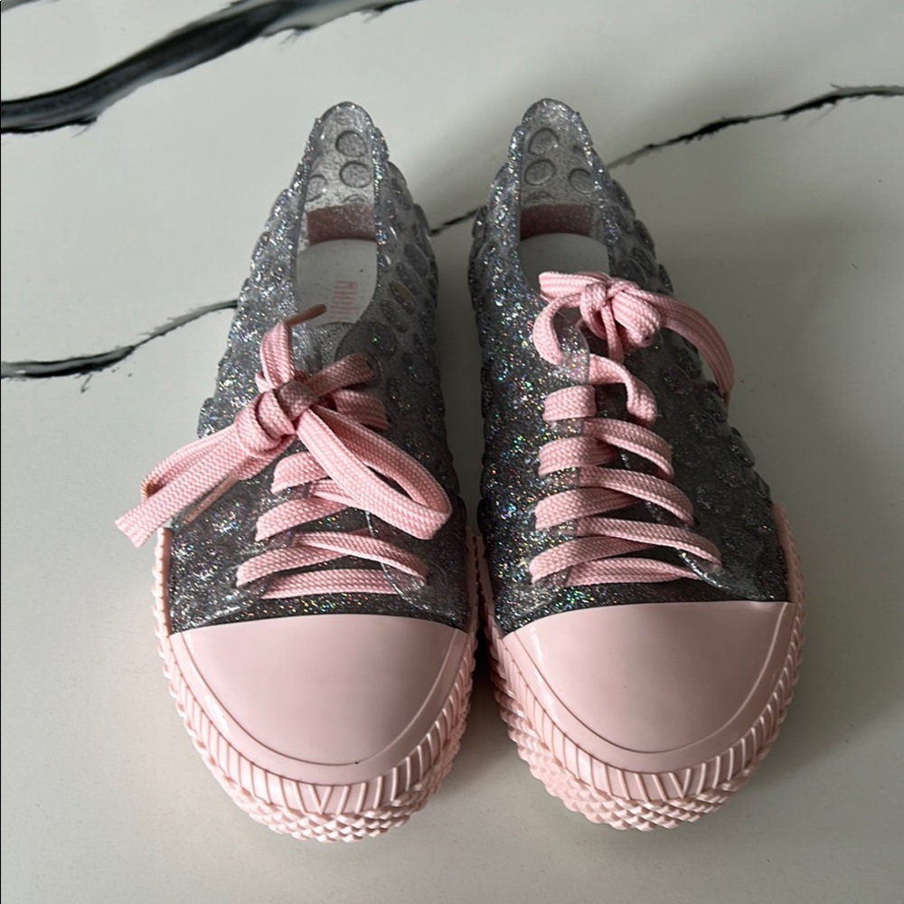 Stylish Pink and Gray Women's Sneakers